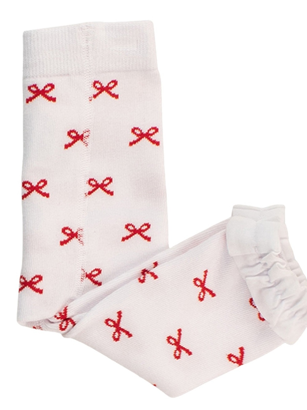 Ruffle Butts Red Bows Footless Ruffle Tights 6-12 Months